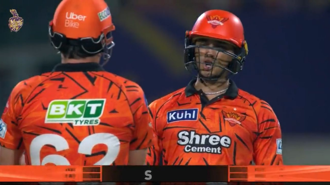 SRH बल्लेबाजी के दौरान Travis Head और Abhishek Sharma की साझेदारी